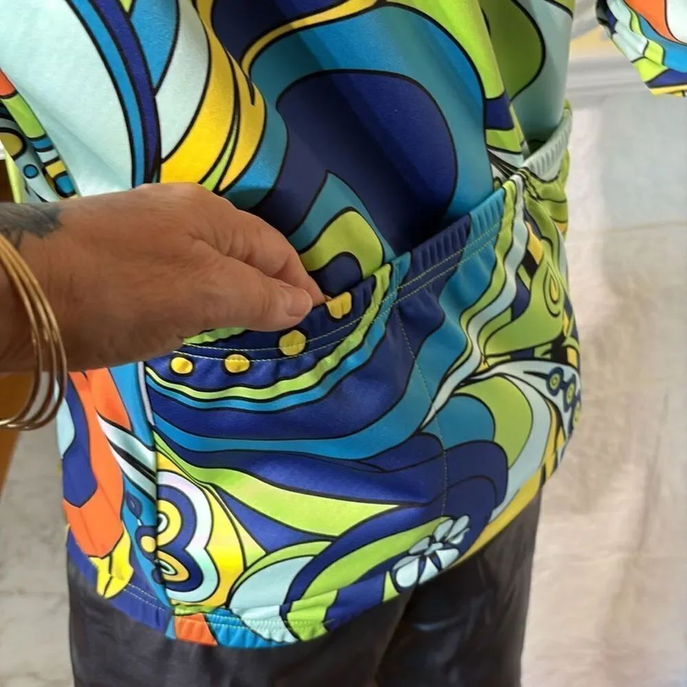 Hotel Zed Jakroo Bike Riding Multicoloured Jacket - Picture 7 of 14